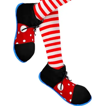 Karnevalový doplněk Boty pro klauna Barvačerná