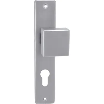 Madlo do koupelny MP - MADLO PEVNÉ VYOSENÉ - SH bez otvoru, madlo pevné levé ks BN - Broušená nerez