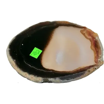 Achátový plátek, EXKLUSIV, velký, natur