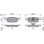 BOSCH Sada brzdových destiček, kotoučová brzda 0986424021