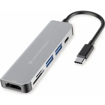 Conceptronic DONN02G 6-in-1 Docking Station