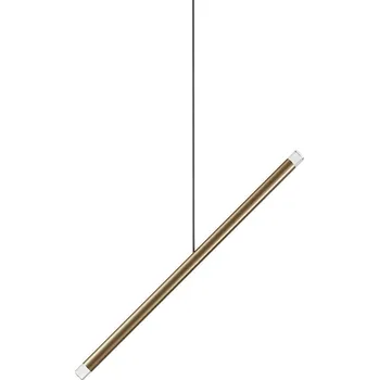 Lodes A-tube Nano Duo, champagne, závěsné svítidlo, 2x1W LED 2700K, 50cm