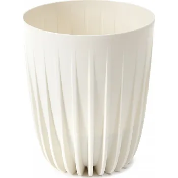 Květináč Plastový květináč Mira 190 mm, krém (123873 007 LA906 MIRA krém 190mm)