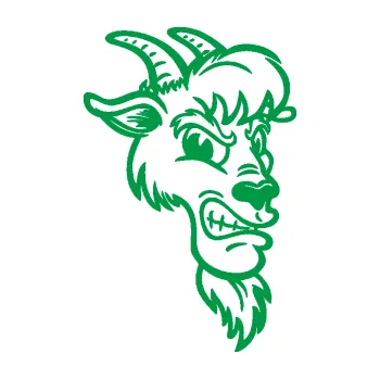 Samolepící dekorace SAMOLEPKA Kozel 007 pravá rozuřený (12 - zelená) NA AUTO, NÁLEPKA, FÓLIE, POLEP, TUNING, VLASTNÍ TEXT, TISK, AUTOSAMOLEPKY.cz, POLEPY, OBRÁZEK, LOGO, SAMOLEPKY