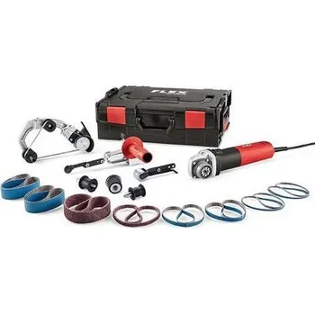 pásová bruska BRE 8-4 INOX Set 3 in 1 Mini Pásová bruska na trubky, pásový pilník a satinýrka FLEX - FX-471771