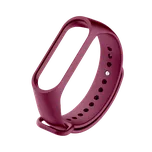 JBMB Náhradní náramek Mi band 3/4 Jednobarevný Barva: Vínová (Světlejší červeno-hnědá), Pro Přístroj: Xiaomi Mi band 3/4 MIBANDCZX00031