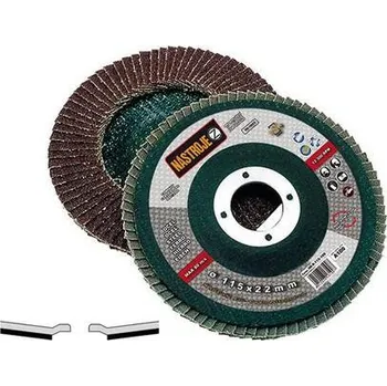 Brusný kotouč NÁSTROJE CZ Kotouč lamelový pr.115mm corundum zr.40 na ocel šikmý 20 ks v bal. - certifikát OSA - IM-8-115-040