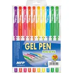 Gelové pero neon - sada 10 ks - 6000798