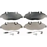 DENCKERMANN Sada brzdových destiček, kotoučová brzda B110892