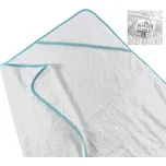 Dětské froté ručníky s kapucí Babies Only Barva: Modrý lem