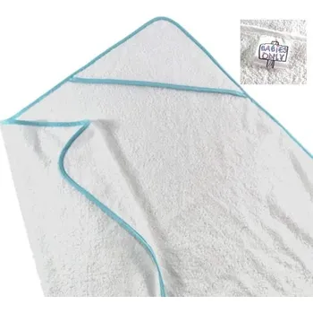 Dětské froté ručníky s kapucí Babies Only Barva: Modrý lem