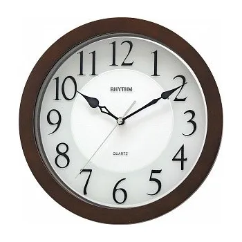 Hodiny Nástěnné dřevěné hodiny Rhythm CMG928NR06 + dárek zdarma