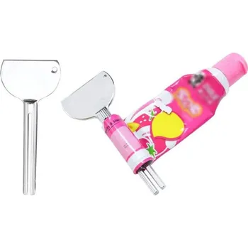 Držák na kartáček Voarge Vymačkávač tub nejen zubních past 1 ks nerezový