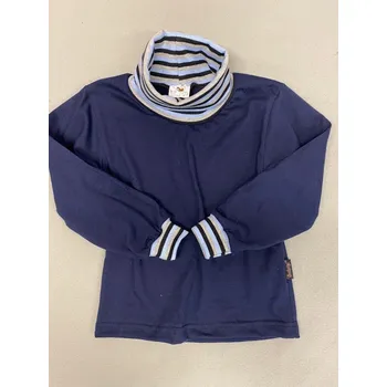 DĚTSKÉ ROLÁKY, velikost 122, Barva tmavě modrá, Střih s nápletem