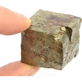 Přírodní kámen Pyritový krystal kostka (Španělsko) 53g