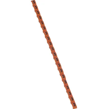 kabelová chránička LEGRAND Štítek DUPLIX 38403 3 oranžová 038403