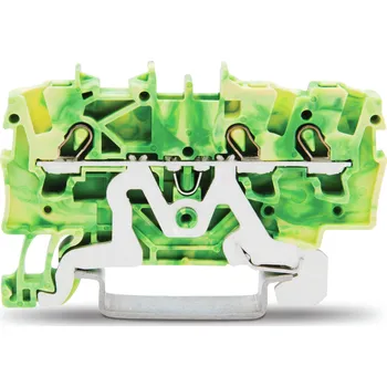 Rozvaděč WAGO Svorka 2001-1307 3vodičová svorka pro ochranný vodič 1 mm², zelenožlutá 2001-1307