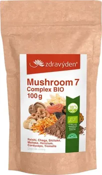 Přírodní produkt Zdravý den Mushroom 7 Complex BIO prášek 100 g