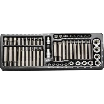 Bit Sada bity Torx Imbus Hex 1/2 a 3/8 55ks , doživotní záruka RICHMANN Exclusive C1207