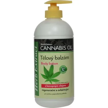 Tělový balzám Vivaco Herb Extract CannaCare tělový balzám 500 ml