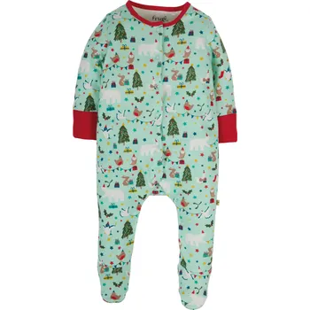 Kojenecký overall Kojenecký overal na spaní Zvířátka a Vánoce Frugi Velikost: 3-6m