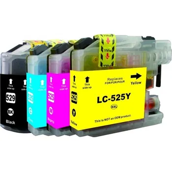 Počítačové příslušenství Cartridge-SET Brother LC 529XLCMYK - kompatibilní náplně do tiskárny Brother