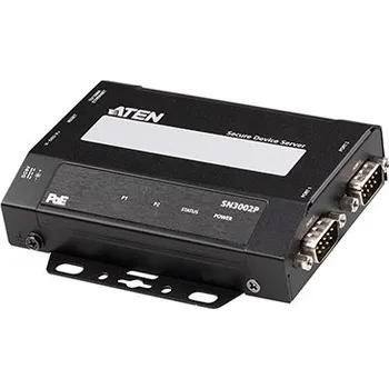 Aten Adaptér 2x RS232 (MD9) přes IP, PoE, (SN3002P) - 14.01.7248