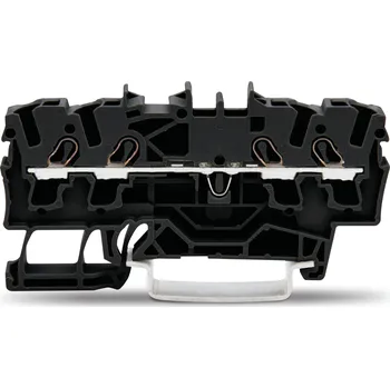 Rozvaděč WAGO Svorka 2002-1405 4vodičová průchozí 2,5 mm² vhodná pro aplikace Ex e II, černá 2002-1405