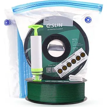 Příslušenství k 3D tiskárně Sada 10 ks vakuových sáčků na filament a ruční pumpy