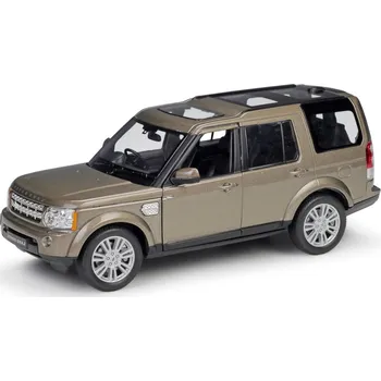 autíčko Welly Land Rover Discovery IV 1:24 hnědá metalíza