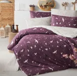 Povlečení Renforcé bavlna - Freeda - fialová 140x200+70x90