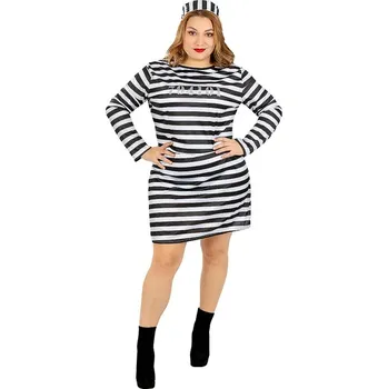 Karnevalový kostým Funiglobal - Kostým vězenkyně extra velký - XXL