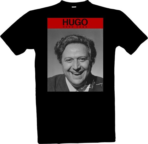 Tričko s potiskem Hugo Haas pánské