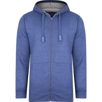 Pánská mikina Pánská mikina modrá 4XL - 12XL klokanka KAM ODE-KJ-503-R - 12XL