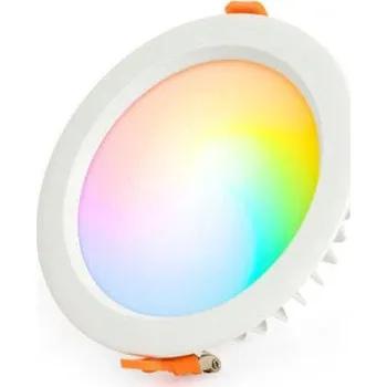 LED panel Vipelectro FUT066 LED panel kruhový vestavný 12W neutrální, RGB + CCT, stmívatelný