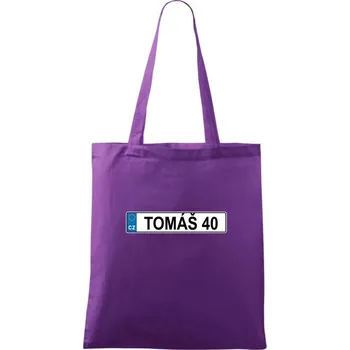 SPZ Tomáš 40 - Taška bavlněná - 42 x 38 cm ( Fialová )