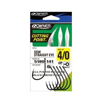 Rybářský háček Háček OWNER 5180 4 (Kovaný háček s bajonetovým ostřím a očkem, široký oblouk a vyhnutý orlí dráp.)