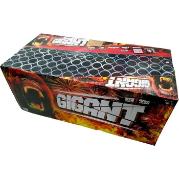 Zábavní pyrotechnika GIGANT - kompaktní ohňostroj 105 ran / 45 mm