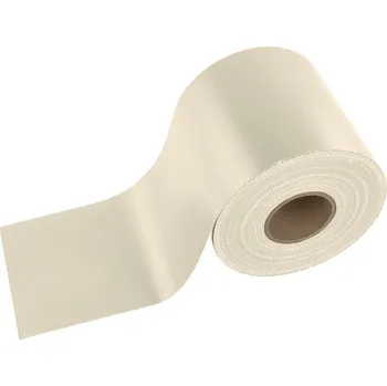 Pletivo DEMA Krycí páska na plotový panel PVC 35x0,19 m, krémová