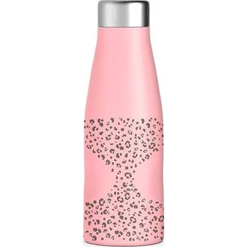 Suavinex Termo nerezová láhev 500 ml Jungle Růžová