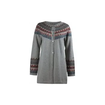 Dámský svetr SKHOOP Ulla Cardigan grey S; Šedá svetr + DÁREK DLE VÝBĚRU!