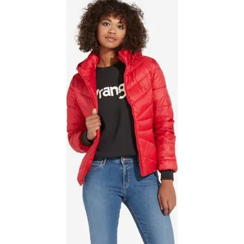 WRANGLER® DÁMSKÁ ZIMNÍ PROŠÍVANÁ BUNDA ČERVENÁ