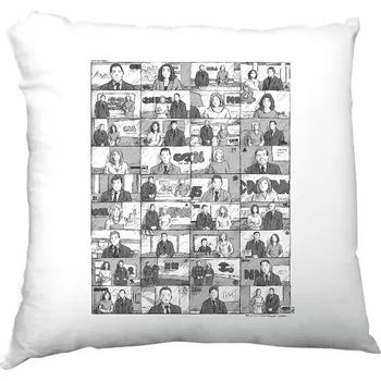 Polštář Polštář saténový s potiskem Corporate Media (Television)" Polštářek