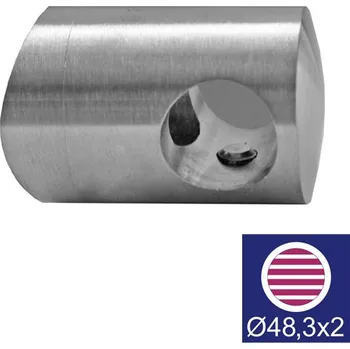 Zábradlí Nerezový úchyt prutů AISI316, d12/D48,3x2mm, A14/0832-048