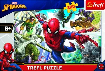 Puzzle Trefl Spiderman Zrozen k hrdinství 200 dílků