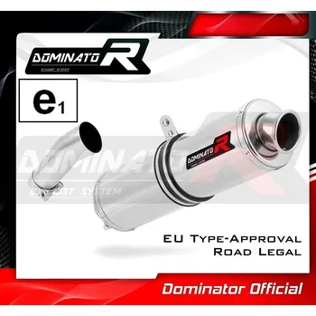 Výfuk pro motocykl Homologovaný Laděný výfuk DOMINATOR BMW F800R E8ST 2009-2014 KULATÁ KONCOVKA STANDART HOMOLOGACE