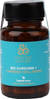 Přírodní produkt Healing Nature Kurkuma+ Bio 350 mg 60 cps.