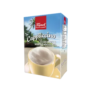 Cukrovinka Franck Cappuccino Kokos a bílá čokoláda 148g