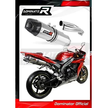 Výfuk pro motocykl Laděný výfuk DOMINATOR YAMAHA YZF R1 RN12 04-06 KONCOVKY HP1
