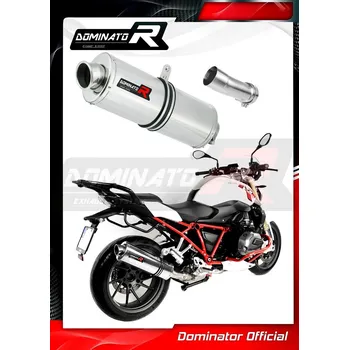 Výfuk pro motocykl Laděný výfuk DOMINATOR BMW R1200R 15-18 OVÁLNÁ KONCOVKA